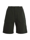 Ferrari Logo Bermuda Shorts Bermuda And Short Green In Green