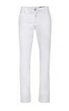 Jacob Cohen Trousers In White