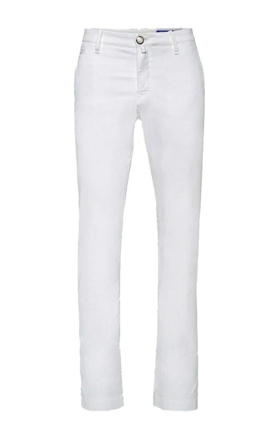 Jacob Cohen Trousers In White