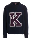 Kenzo College Sweatshirt In Blue