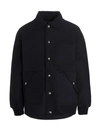 Khrisjoy Navy Blue Chore Quilted Down Jacket In Blue