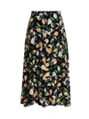 La Doublej La Double J Ladies Orchard Print Kenny Midi Skirt In Multicolor
