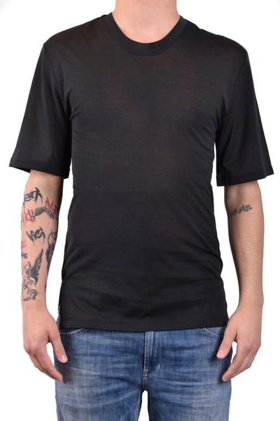 Laneus 短袖针织t恤 In Black
