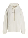 Marni Logo-print Drawstring Hoodie In White