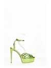 Nicolo' Beretta Green Heidi Heels In Green