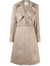 PATOU PATOU BELTED WAIST TRENCH COAT