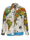 Saint Mxxxxxx World Map Shirt In Multicolor