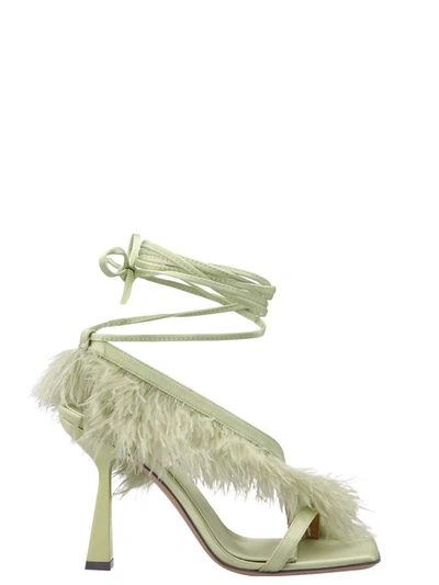 SEBASTIAN SEBASTIAN 'FEATHER WRAP’ SANDALS