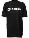 HOOD BY AIR hood by air x airness logo print t-shirt,HBASS17D2T1A