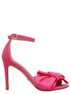 Stuart Weitzman Nudistcurver Loveknot Sandals Fuchsia In Fuchsia