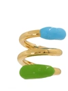 Sunnei Fusillo Double Ring In Multicolor