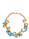 Sunnei Fusillo Necklace In Light Blue