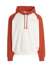 Sunnei Colour-block Drawstring Cotton Hoodie In Multicolor