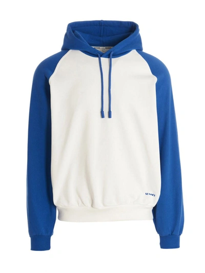 SUNNEI SUNNEI COLOR BLOCK HOODIE.