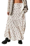 FREE PEOPLE NOVA TIERED MAXI SKIRT