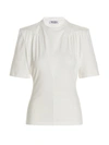 Attico Jewel T-shirt In White