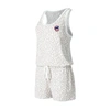 Concepts Sport Cream Chicago Cubs Montana Hacci Knit Romper In Cream