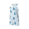 CONCEPTS SPORT CONCEPTS SPORT WHITE LOS ANGELES DODGERS REEL PINSTRIPE KNIT ROMPER