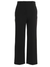 Theory Straight-leg High-waisted Trousers In Black