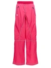 Tom Ford Logo Track Pants With Overlock Stitch In Fuchsia