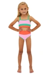 BEACH RIOT BEACH RIOT KIDS' LITTLE EVA & EMME TWO-PIECE SWIMSUIT