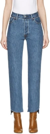 VETEMENTS Blue Levi's Edition Classic Reworked Denim Jeans