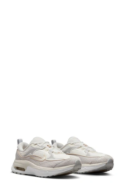 Nike Air Max Bliss Sneaker In White/ Sail/ Dust/ Sanddrift
