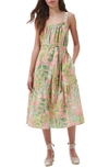 BARBOUR PAPYRUS PALM PRINT COTTON SUNDRESS