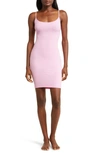 Skims Lounge Rib Slipdress In Pink