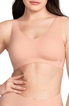Honeylove V-neck Bra In Rose Tan