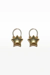 67jewelry Gold Puffed Star Earrings In Gold