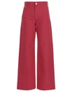 Wandler Fuchsia Loose Leg Pant In Fuchsia