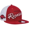 New Era Cardinal Arkansas Razorbacks Outright 9fifty Snapback Hat In Cardinal