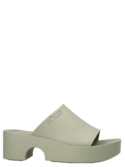 Xocoi Wom Mula Mules In Green