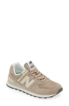 New Balance 574 Sneaker In Brown/ Off White