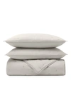 Boll & Branch Organic Airy Voile Quilt Set In Pewter