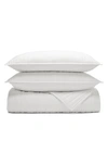 Boll & Branch Boil & Branch Signature Stripe Quilt Set, King/california King In White