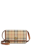 BURBERRY HAMPSHIRE CHECK CROSSBODY BAG