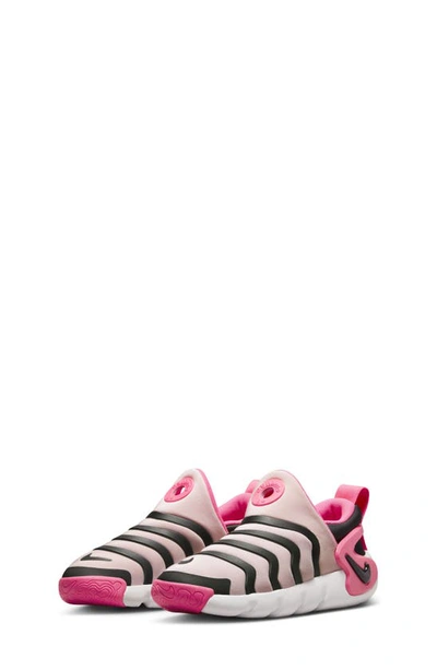 Nike Kids' Dynamo Go Sneaker In Medium Soft Pink/hyper Pink/white/black