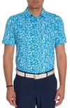 ROBERT GRAHAM WOODERSON GEO PRINT PERFORMANCE GOLF POLO