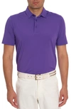 ROBERT GRAHAM AXELSEN SOLID SHORT SLEEVE PERFORMANCE GOLF POLO