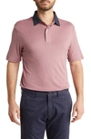 Theory Kayser Polo Shirt In Light Plum Multi