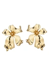 Eye Candy Los Angeles The Luxe Collection Georgia Earrings In Gold