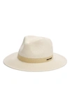 Rag & Bone City Straw Fedora In Ivory