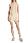 Rip Curl Classic Surf Stripe Romper In Straw