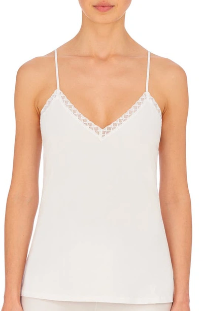 Natori Elite Lace Trim Camisole In White