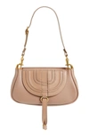Chloé Crazy Marcie Small Leather Shoulder Bag In Woodrose 527