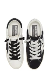 Golden Goose Super-star Low Top Sneaker In White/ Black