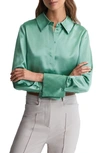 REISS HALEY SILK BUTTON-UP SHIRT