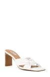 Dune London Maize Slide Sandal In White